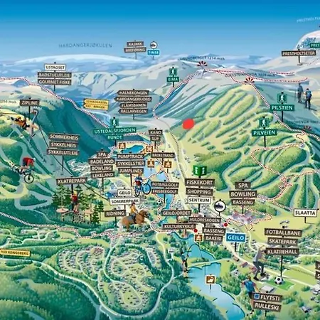 Charming With Lovely Views At Vakantiehuis Geilo